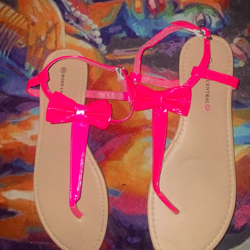 Pink sandals